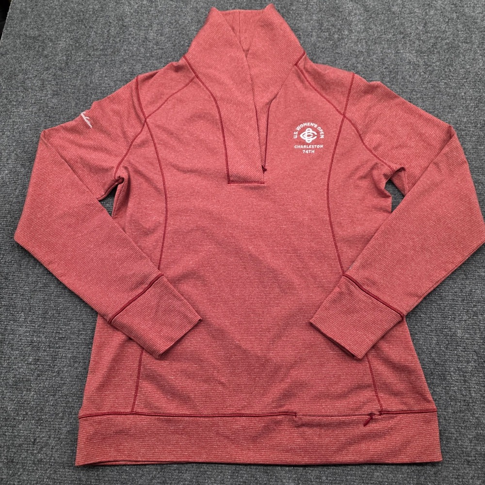 Cutter & Buck Womens US Womens Open Charleston 74th Pullover Red M